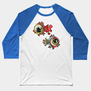 Geometry Fish Baseball T-Shirt